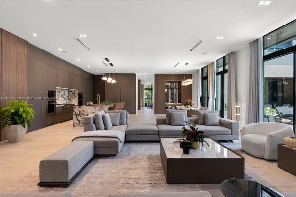 Dining room, Interior, Kitchen, Living room, Pendant Lights, Recessed Lighting, Wood Texture Flooring