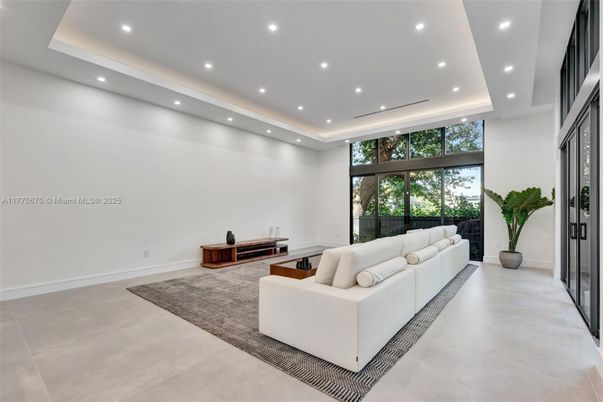 Interior, Living room, Recessed Lighting
