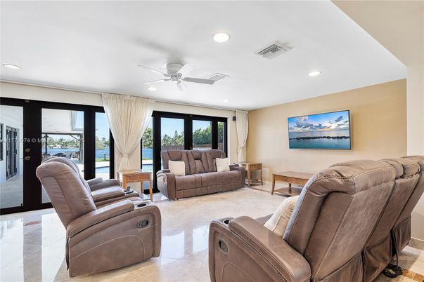 Interior, Living room, Recessed Lighting