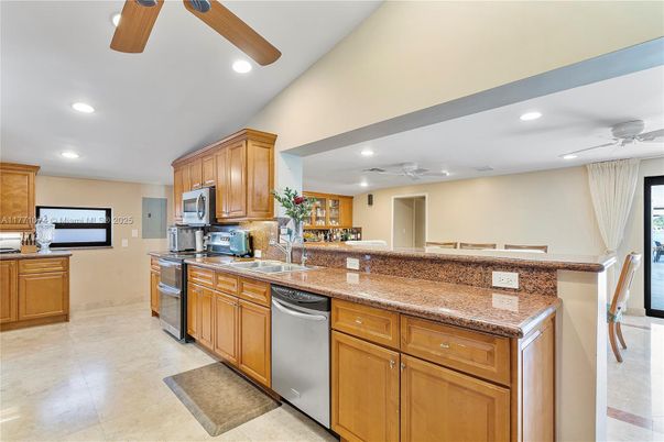 Interior, Kitchen, Recessed Lighting, Stainless Steel Appliances