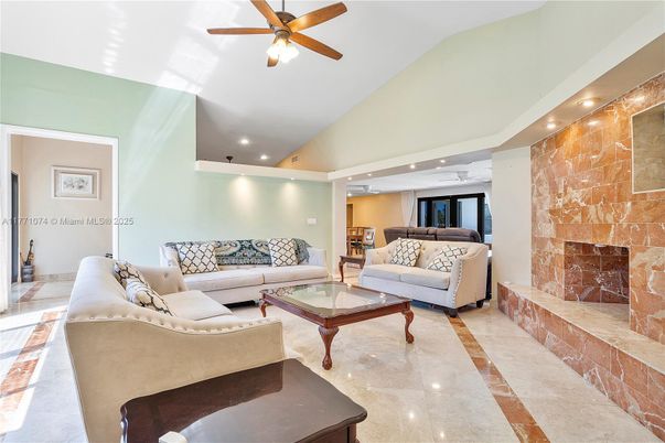 Fireplace, Interior, Living room, Recessed Lighting
