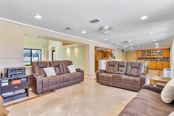 Interior, Living room, Recessed Lighting