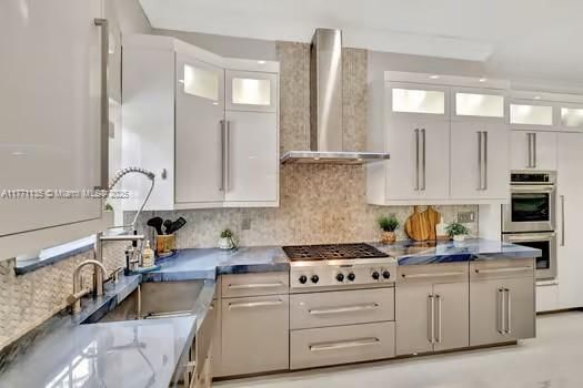 Interior, Kitchen, Recessed Lighting, Stainless Steel Appliances