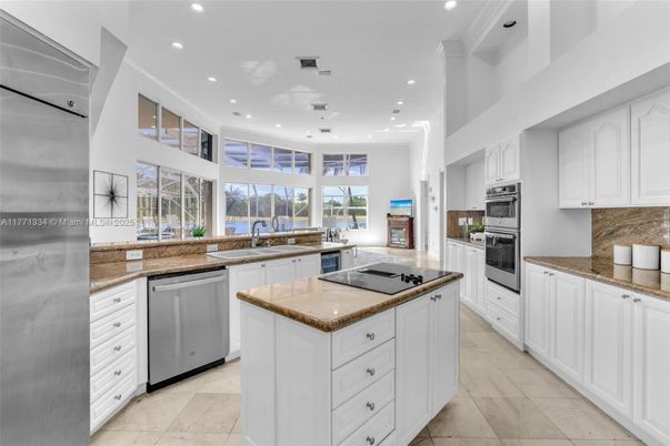 Interior, Kitchen, Recessed Lighting, Stainless Steel Appliances