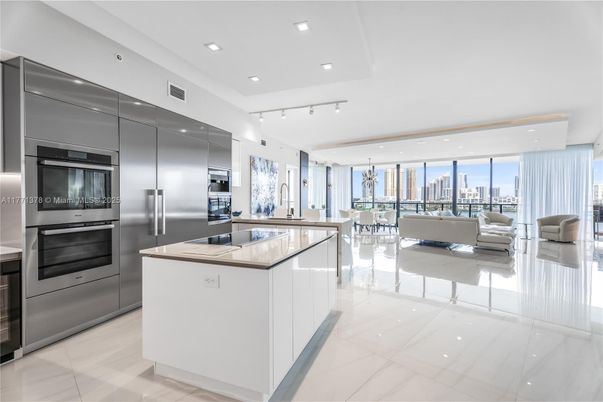 Dining room, Interior, Kitchen, Living room, Recessed Lighting, Stainless Steel Appliances