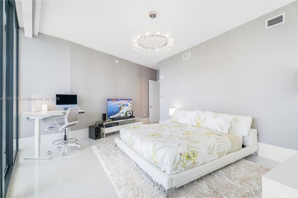 Bedroom, Chandelier, Home Office, Interior