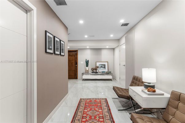 Interior, Marble, Recessed Lighting