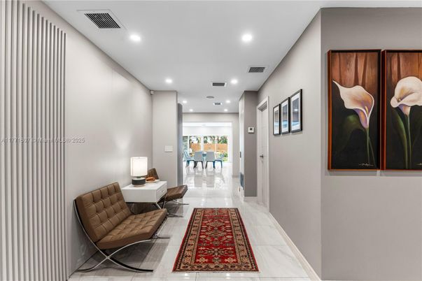 Interior, Marble, Recessed Lighting
