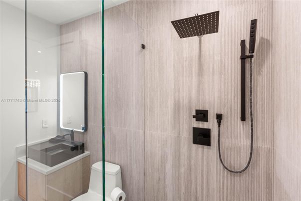 Bathroom, Glass Shower, Interior