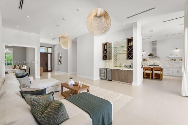Interior, Kitchen, Living room, Pendant Lights, Recessed Lighting