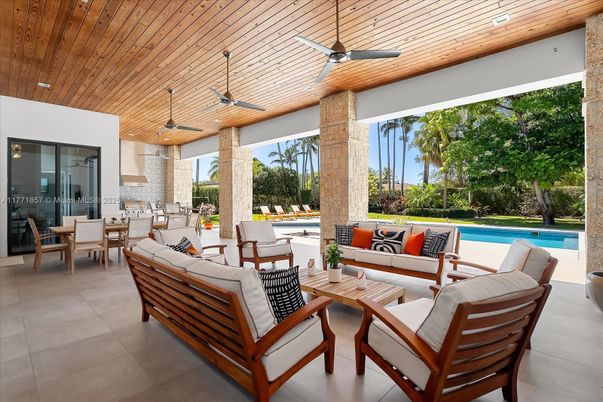 Exterior, Pool, Wooden Ceilings