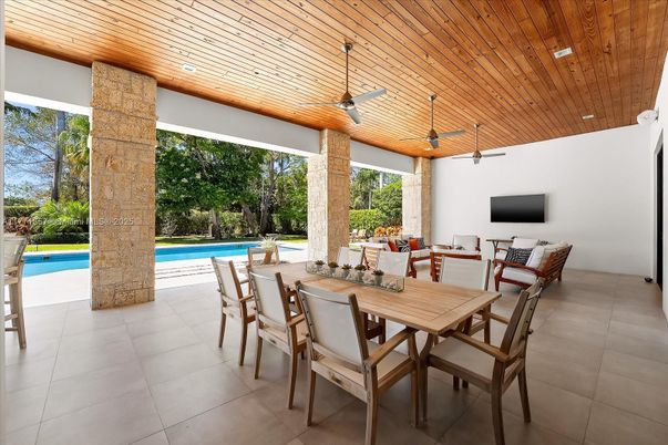 Exterior, Pool, Wooden Ceilings