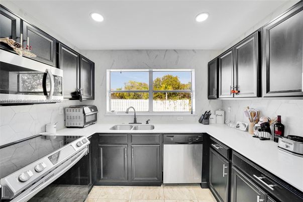 Interior, Kitchen, Recessed Lighting, Stainless Steel Appliances