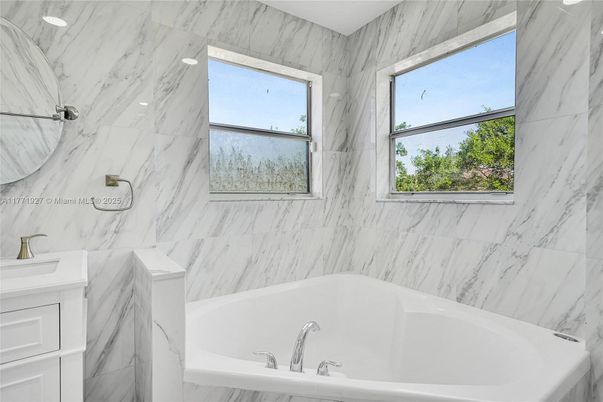Bathroom, Interior, Marble Walls