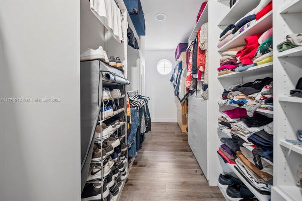 Interior, Walk-in Closets, Wood Texture Flooring