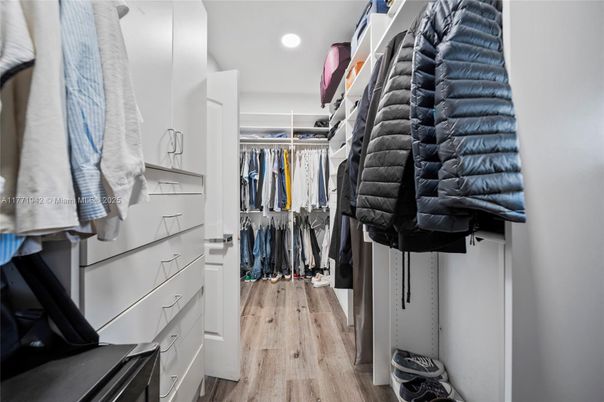 Interior, Recessed Lighting, Walk-in Closets, Wood Texture Flooring