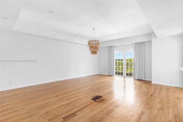 Chandelier, Empty room, Interior, Wood Texture Flooring