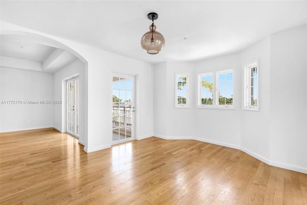Empty room, Interior, Wood Texture Flooring