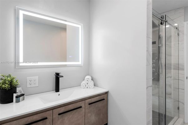Bathroom, Glass Shower, Interior