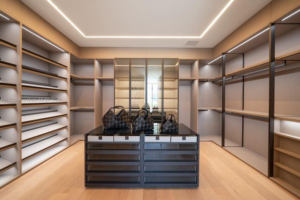 Interior, Recessed Lighting, Walk-in Closets, Wood Texture Flooring