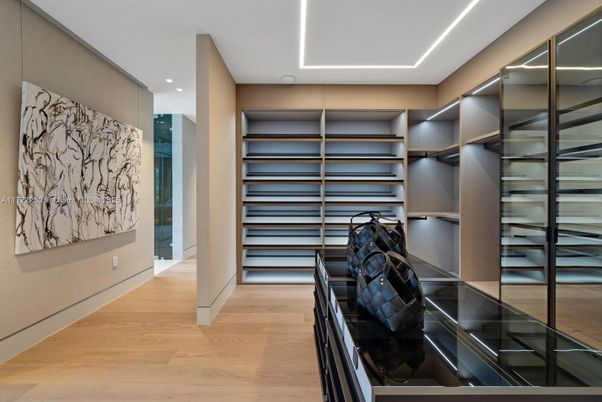 Interior, Recessed Lighting, Walk-in Closets, Wood Texture Flooring
