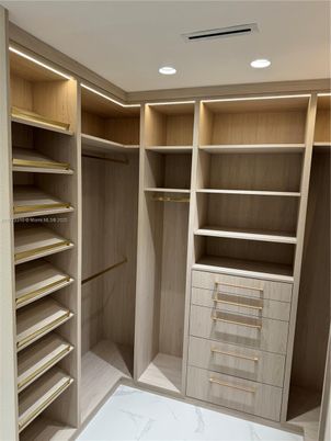 Interior, Marble, Recessed Lighting, Walk-in Closets
