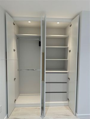 Interior, Recessed Lighting, Walk-in Closets, Wood Texture Flooring