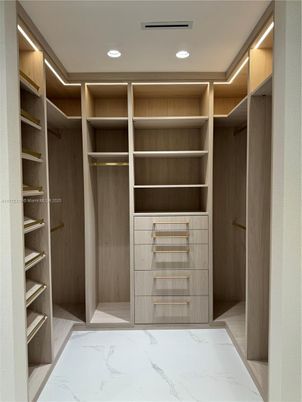 Interior, Marble, Recessed Lighting, Walk-in Closets