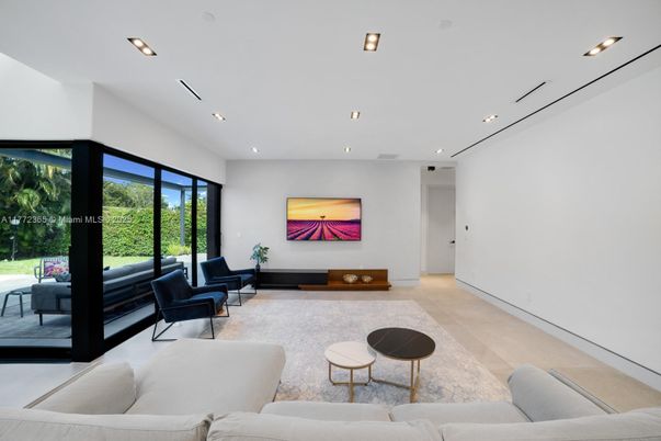Interior, Living room, Recessed Lighting
