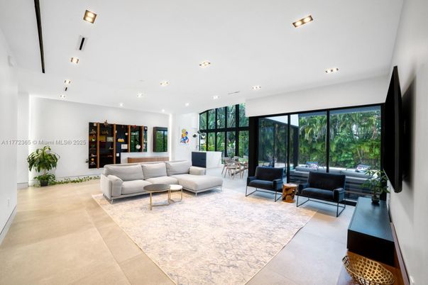 Interior, Living room, Recessed Lighting