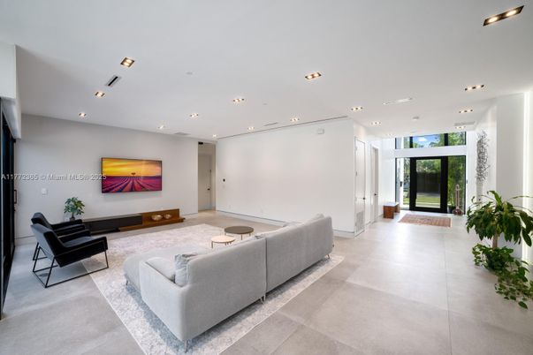 Interior, Living room, Recessed Lighting