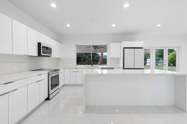 Interior, Kitchen, Recessed Lighting, Stainless Steel Appliances