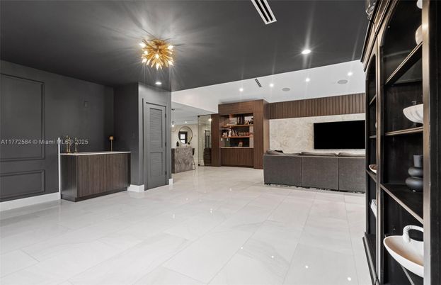 Interior, Living room, Marble, Recessed Lighting