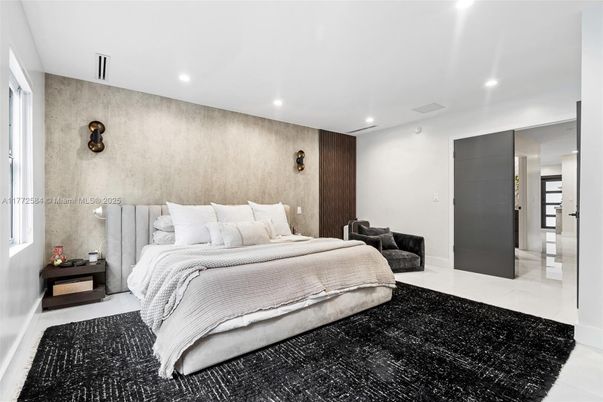 Bedroom, Interior, Recessed Lighting