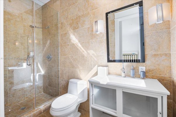Bathroom, Glass Shower, Interior