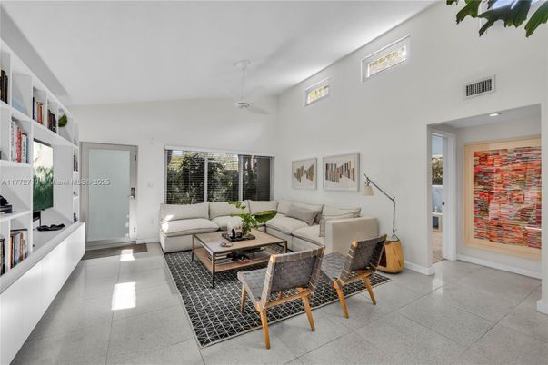 Interior, Living room, Recessed Lighting