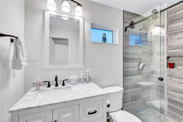Bathroom, Glass Shower, Interior