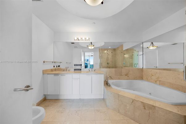 Bathroom, Dual Sink Vanities, Glass Shower, Interior