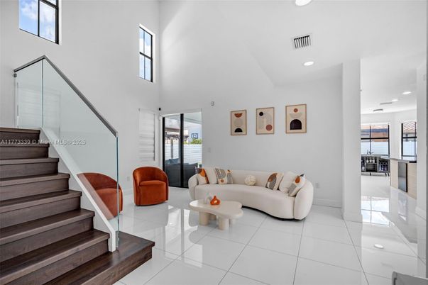 Interior, Living room, Recessed Lighting