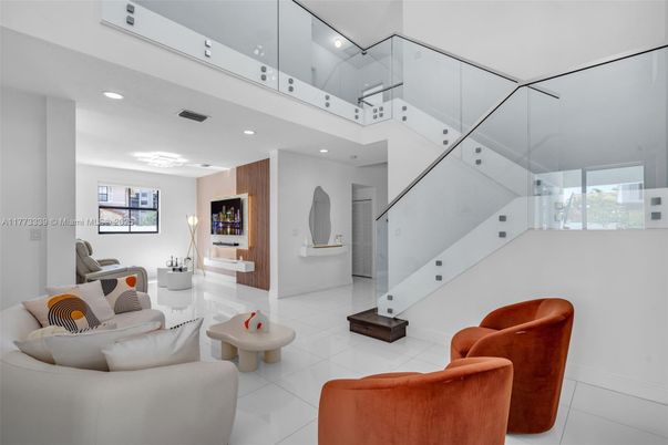 Interior, Living room, Recessed Lighting
