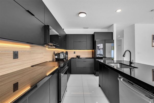 Interior, Kitchen, Recessed Lighting, Stainless Steel Appliances
