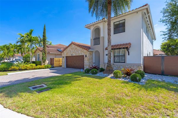 Attached, Backyard, Exterior, Facade, Spanish Mediterranean