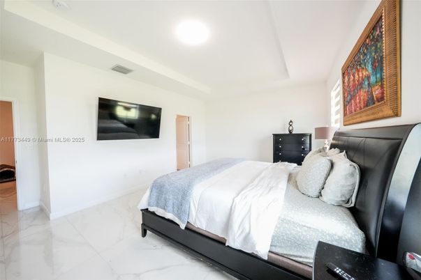 Bedroom, Interior, Marble