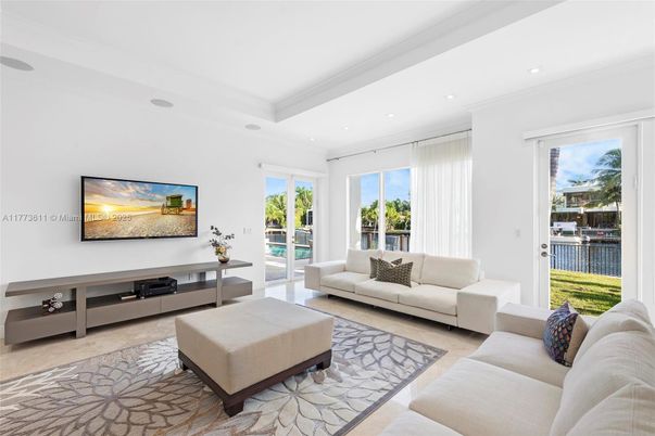 Interior, Living room, Recessed Lighting