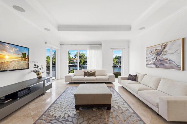 Interior, Living room, Recessed Lighting