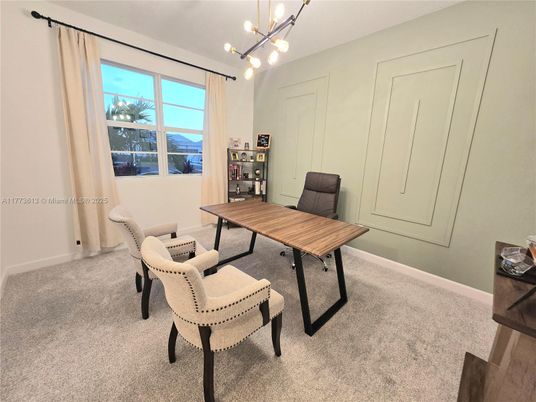Home Office, Interior, Pendant Lights