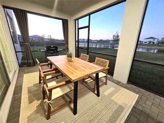 Dining room, Interior, Water