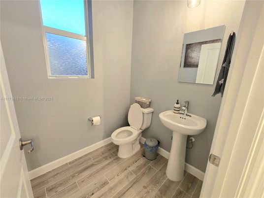 Bathroom, Interior, Wood Texture Flooring