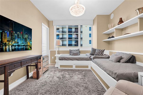 Bedroom, Chandelier, Interior