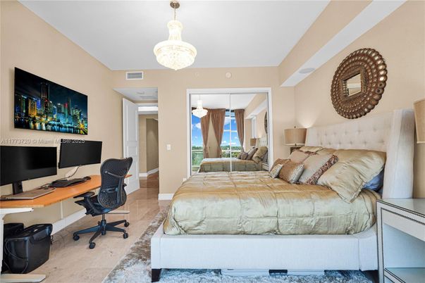 Bedroom, Chandelier, Home Office, Interior